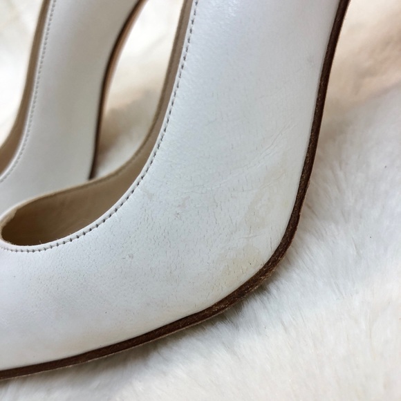 MANOLO BLAHNIK HEELS/SIZE 6/WEDDING SHOES - Picture 10 of 10